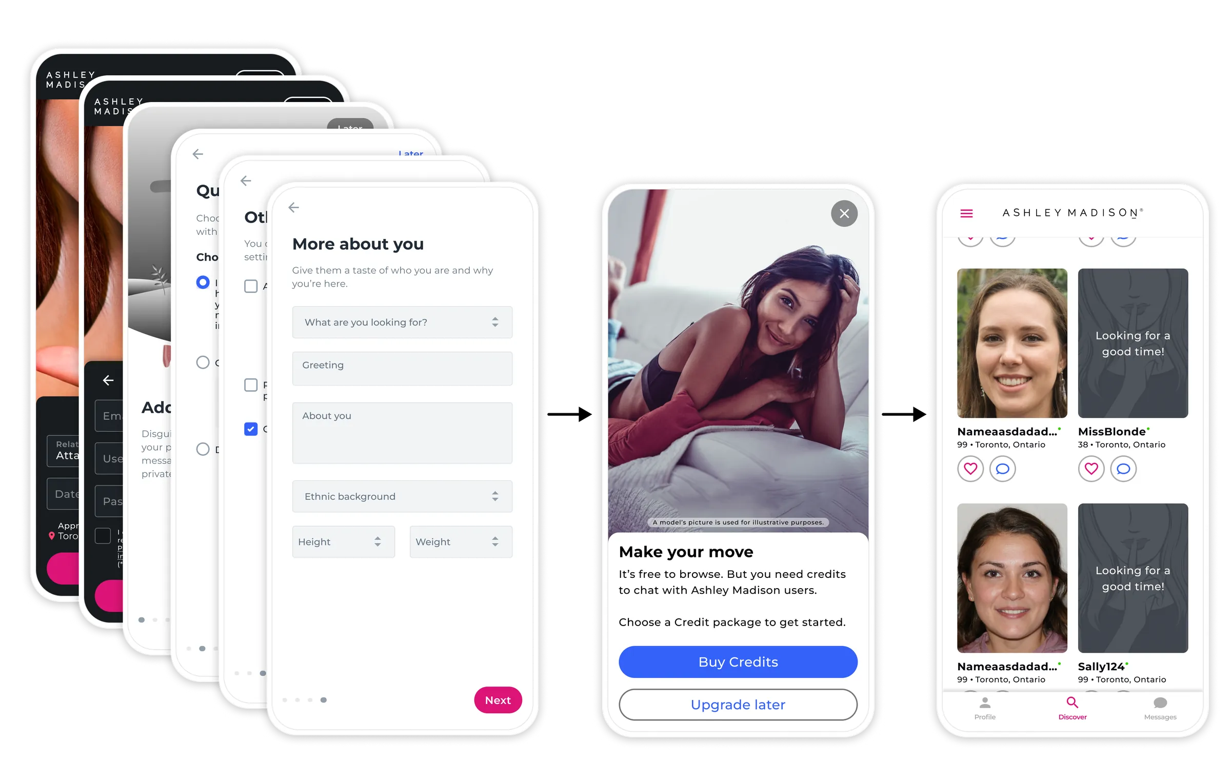 onboarding screens stacked with the new paywall